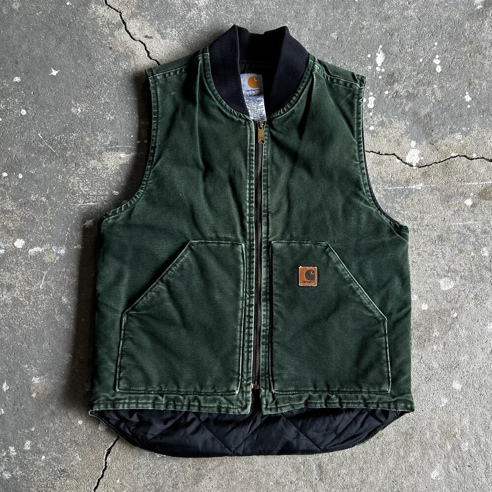 Carhartt V02 SPC green work wear vest - Picture 1 of 7